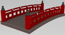 Japanese Bridge 3D model