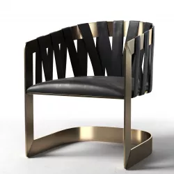Kara Mann Barrel Chair 3D model