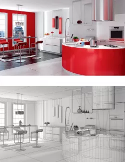 kitchen 3D model