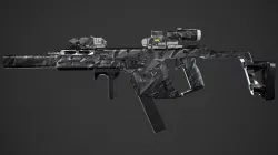 Kriss Vector gen2 camouflage  Low-poly  3D model