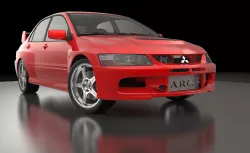 Lancer Evolution 9 3D model