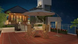 Landscape Villa Rooftop 3D model