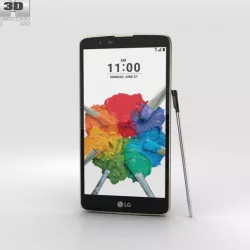 LG Stylo 2 Plus Brown 3D model