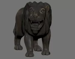 Lion Figure 3D model