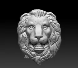 lion head 3D model
