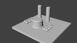 Liquids storage 3D model