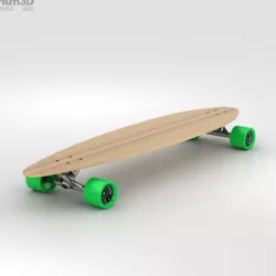 Longboard 3D model