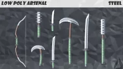 Low Poly Arsenal - Steel Low-poly  3D model