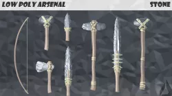 Low Poly Arsenal - Stone Low-poly  3D model