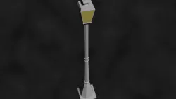 Low poly city lamp post Low-poly  3D model