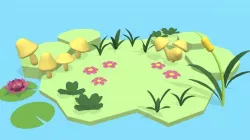 Low poly Grass Low-poly  3D model