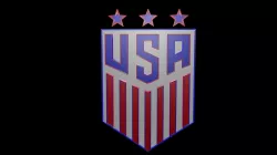Low poly Logo USA 5 Low-poly  3D model