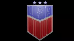 Low poly Logo USA 9 Low-poly  3D model