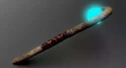 Mage Staff Low-poly  3D model