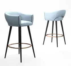 Mambo Unlimited Ideas Grace bar chair  3D model