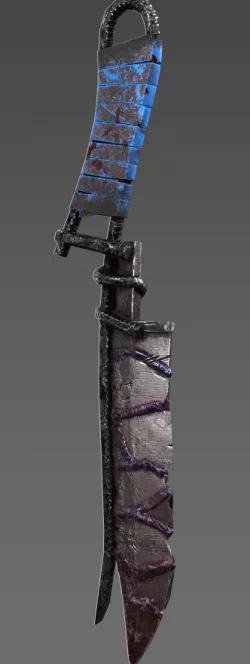 Maniac knife Low-poly  3D model