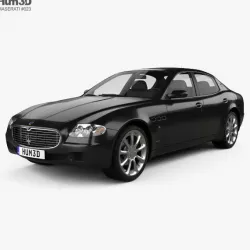 Maserati Quattroporte 2004 3D model