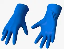 Medical Gloves Low-poly  3D model