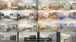 Medical rooms 3D models 3D Model Collection