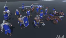 Medieval Soldier Pack Low-poly  3D model