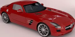 Mercedes Benz SLS 3D model