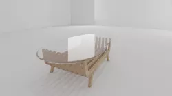 mesa de centro 3D model