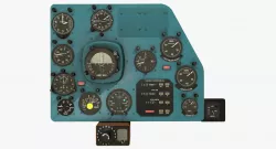 Mi-8MT Mi-17MT Right Panels Board Russian Low-poly  3D model