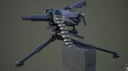 MK47 grenade launcher 3D model