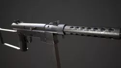 Model 76 SMG Low-poly  3D model