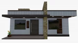 Modern House - Interior Low-poly  3D model