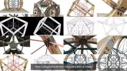 Modern playgrounds Berliner Cube Globe Boo 3D Model Collection
