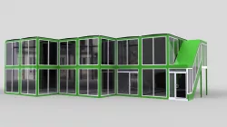 Modular building Mini mart 3D model