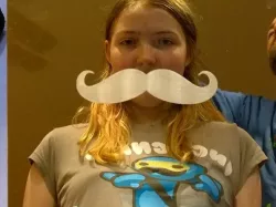 Moustache Mirror and Moustache Stand