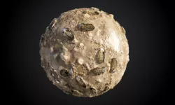 Mud Sand Grenade Ground Terrain Seamless PBR Texture Texture