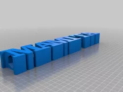 My Customized TEXT pencil holder