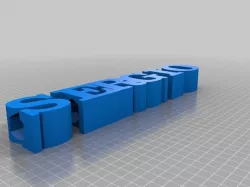 My Customized TEXT pencil holder
