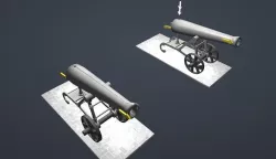 Newtons third law of motion 3D model