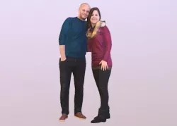 No103 - Couple Standing 3D model