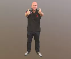 No126 - Two Thumbs Up 3D model