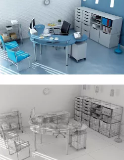 office 3D model