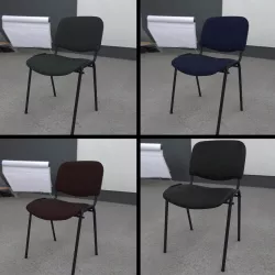 Office chair ISO lowpoly 4 texture sets game-ready Low-poly  3D model