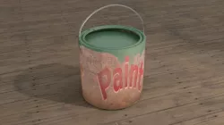 Old Paint Tin 3D model
