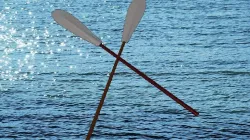 Old type of paddle Low-poly  3D model