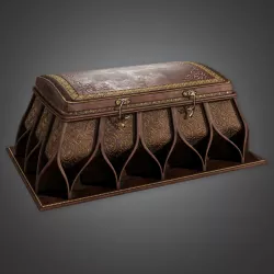 Ornate Ancient Treasure Chest 01 TRS - PBR Game Ready model Low-poly  3D model