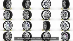 ORTAS CAR WHEEL RIM 111-112 GAME READY WHEEL 3D Model Collection