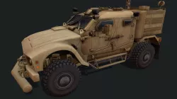 Oshkosh M-ATV Low-poly  3D model