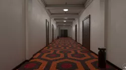 Overlook Hotel Corridor Low-poly  3D model