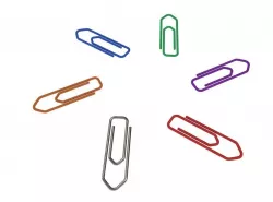 Paper clip v2 Low-poly  3D model