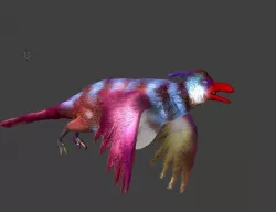 paradise hen 3D model