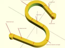 Parametric S-Hook